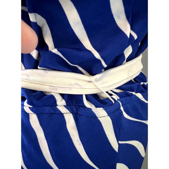 Vintage E Stewart blue and white striped swimsuit - Picture 4 of 11